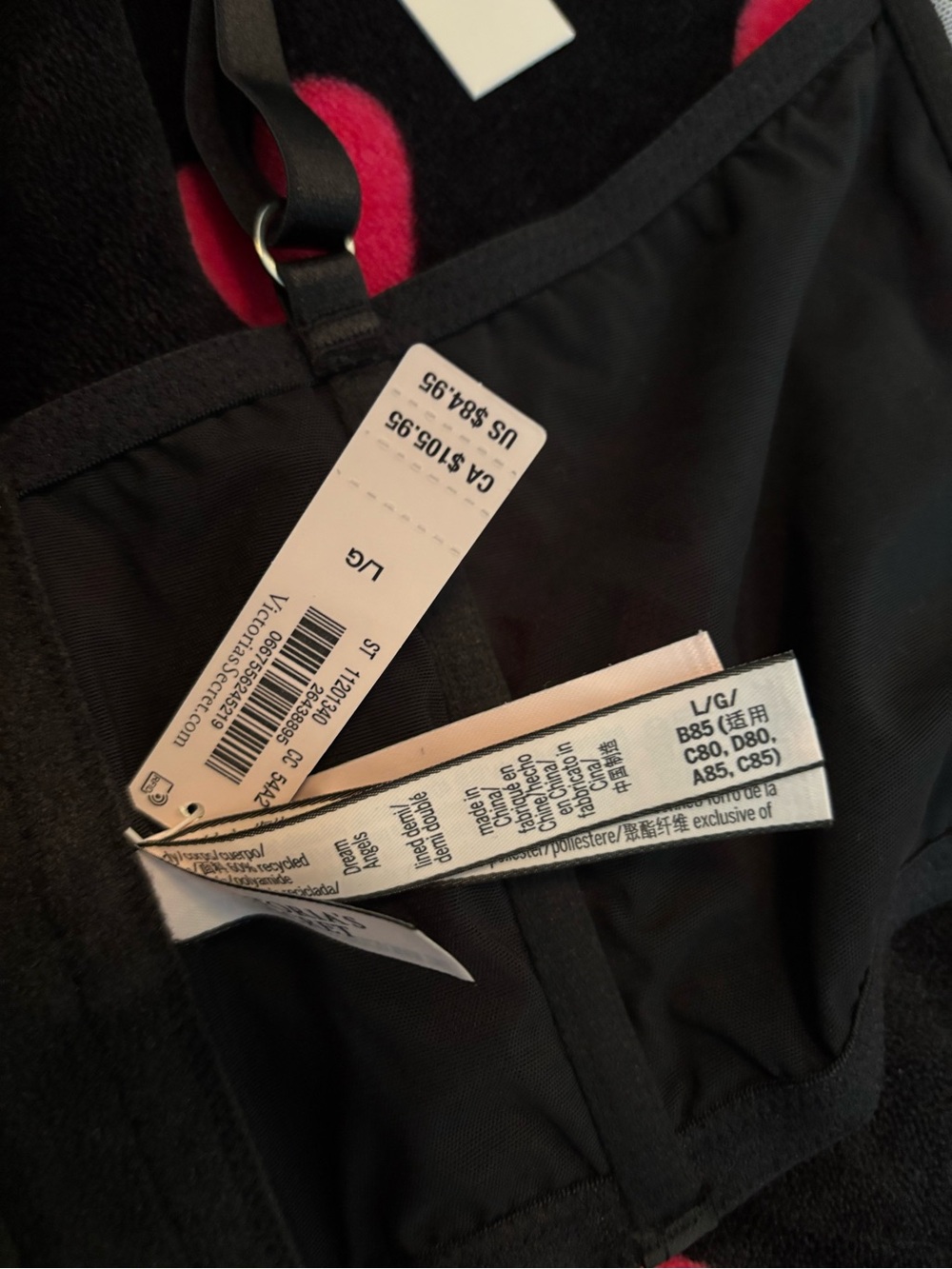 Victoria's Secret Black Corset Bra Size Large BNWT A00428 - Picture 8 of 9